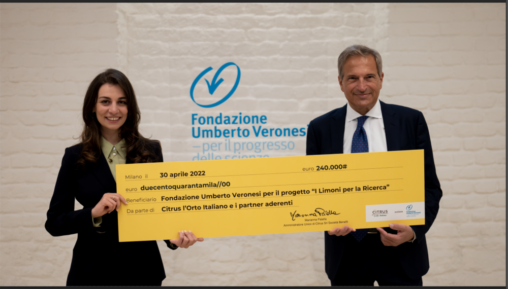 Risultato I limoni per la ricerca 2022 - Marianna Palella e Paolo Veronesi