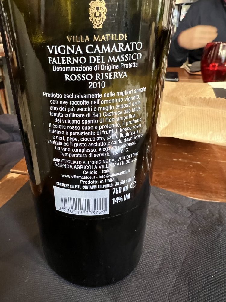 Vigna Camarato 2010