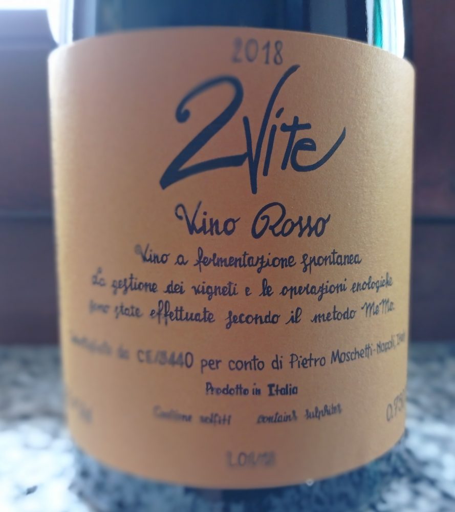 2Vite Vino Rosso 2018