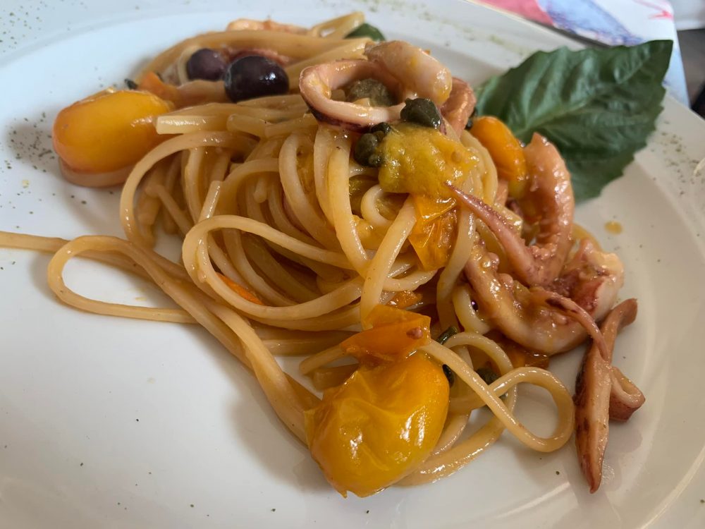 Ristorante Paisa' ad Agnone, linguine ai totani