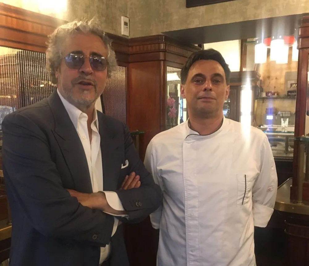 Antonio Fantini e lo chef Salvatore Suzzi