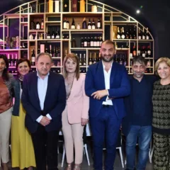 Evento di presentazione della chiummenzana caprese a base di Baronetto Rosso con il sindaco di Capri Marino Lembo