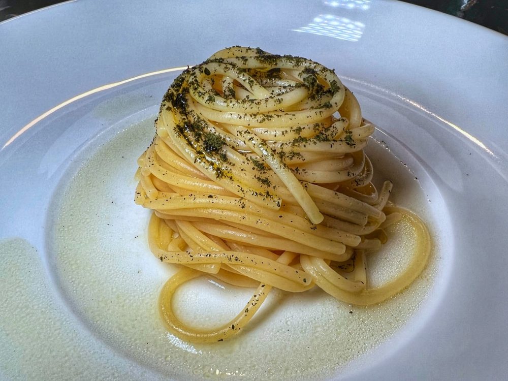 Frantoio - Lo spaghetto all'acqua di pomodoro e olio evo umbro