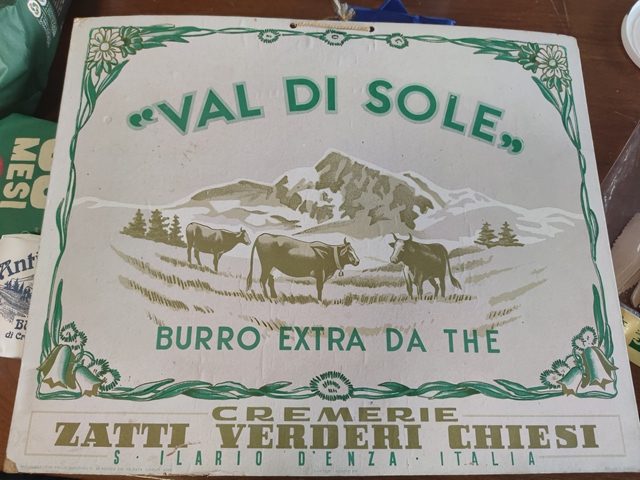 Montanari & Gruzza - Val Di Sole - Zatti, Verderi, Chiesi - . Cartello pubblicitario dell'epoca