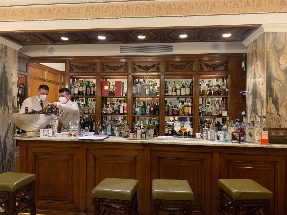 Il Grand Hotel Excelsior Vittoria a Sorrento, il bar