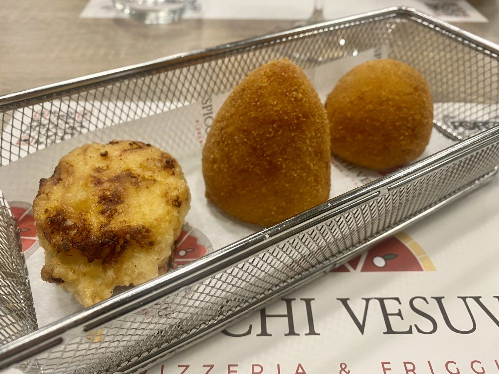 Arancini e frittatina - Spicchi Vesuviani