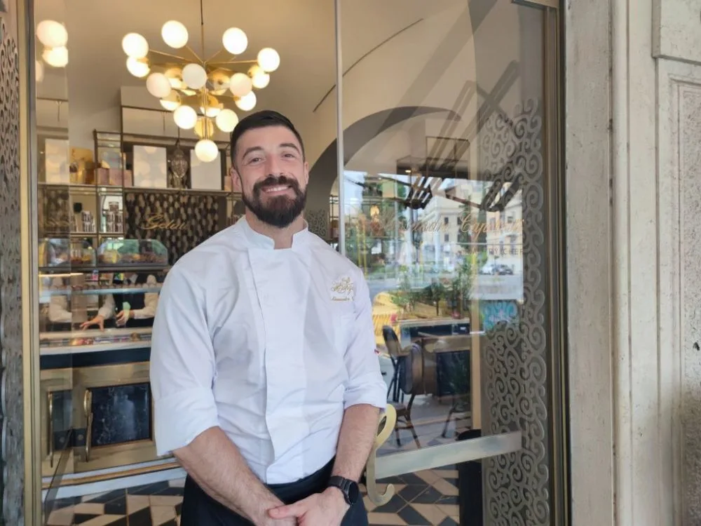 Caffe' Hungaria- il pastry chef Alessandro Capotosti