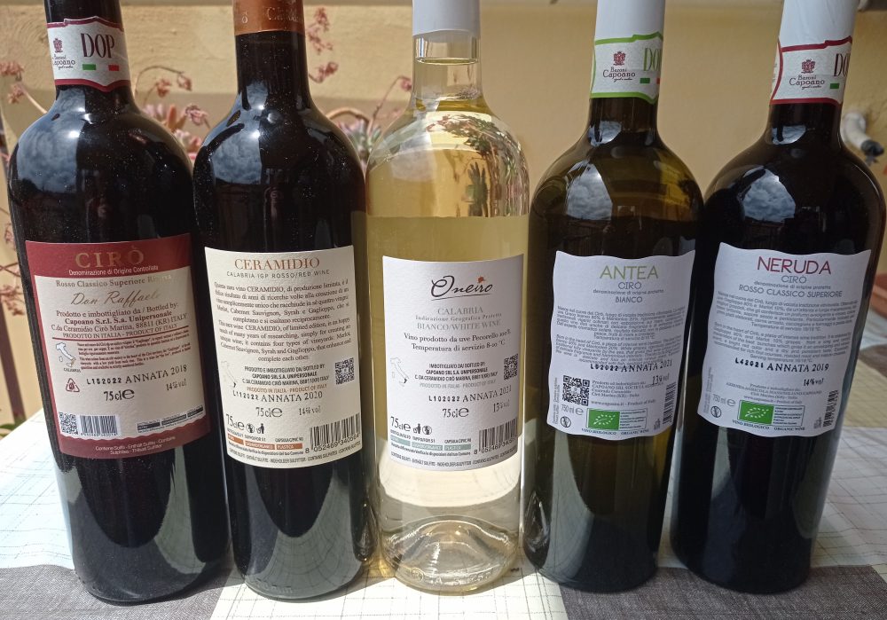 Controetichette vini Baroni Capoano