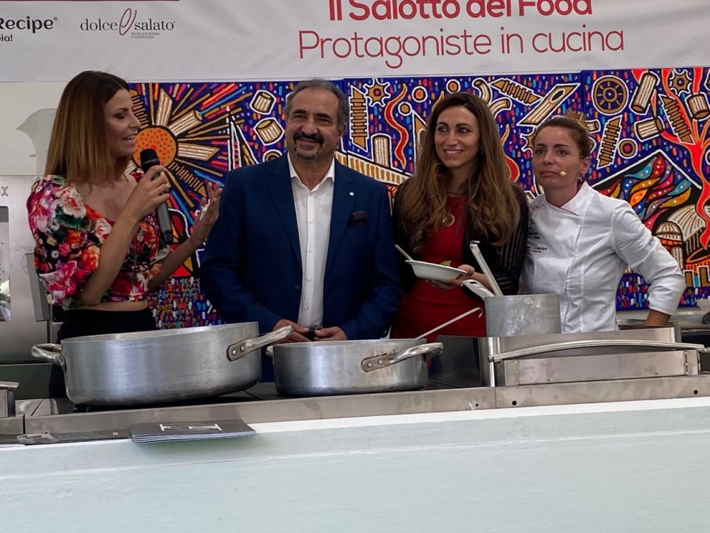 Il Salotto del food, Tiziana De Giacomo, Giuseppe Giorgio, Marianna Vitale e Francesca Marino