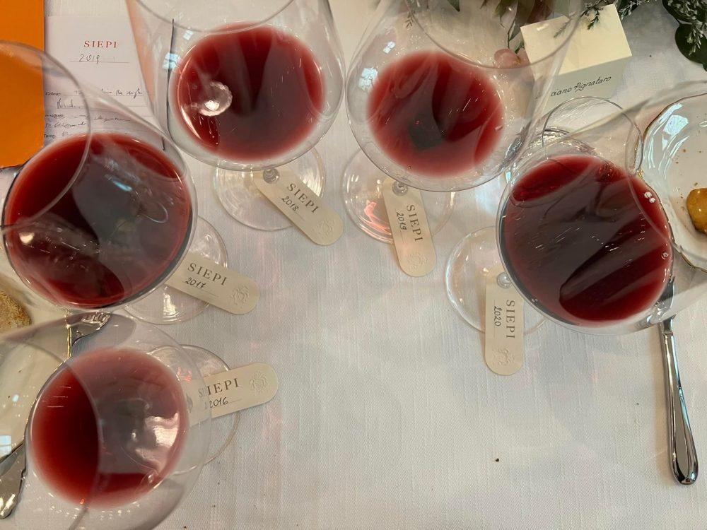 Siepi, cinque annate nel bicchiere