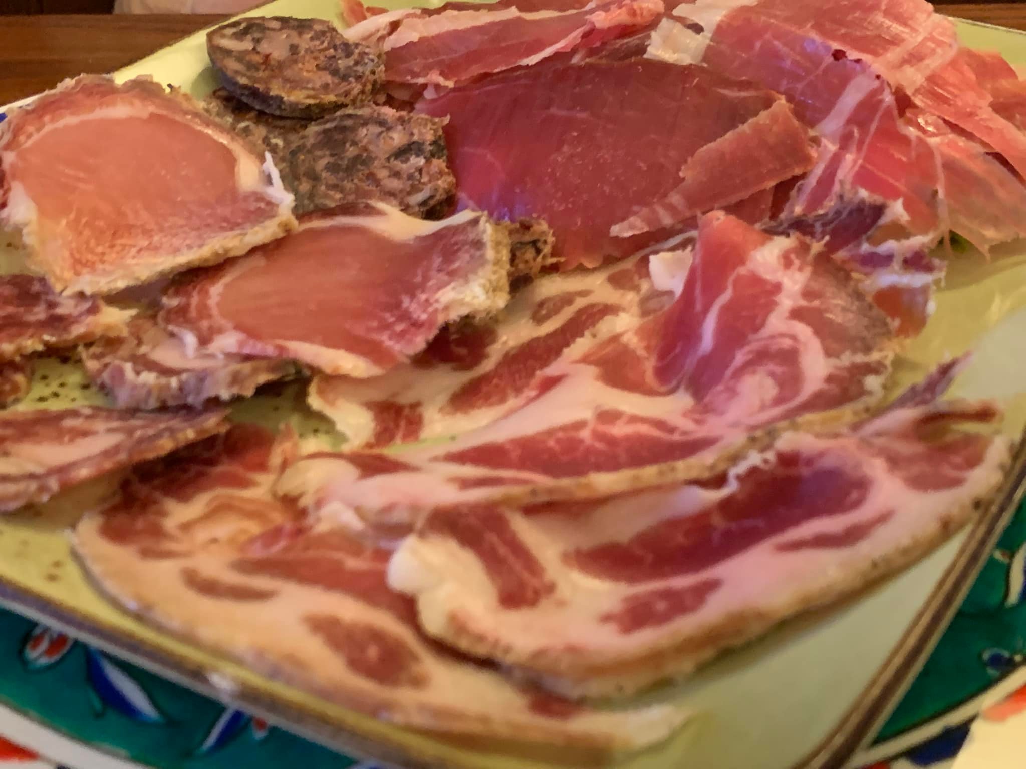 Trattoria del Cimino, il tagliere di salumi