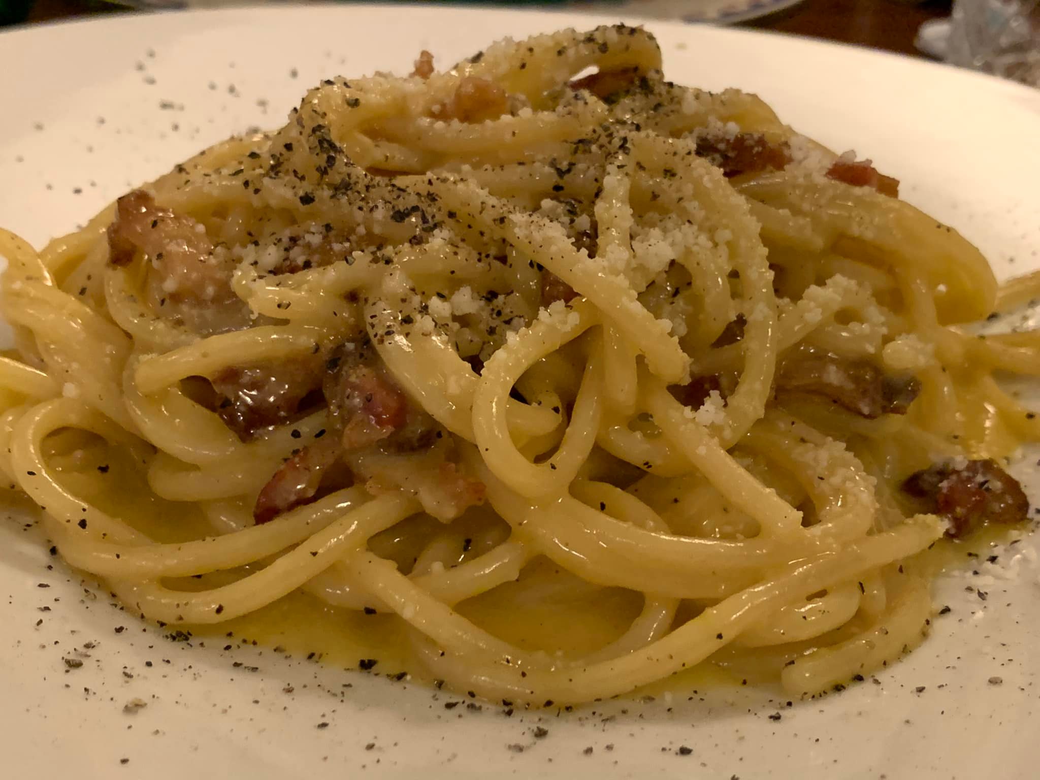 Trattoria del Cimino, la carbonara