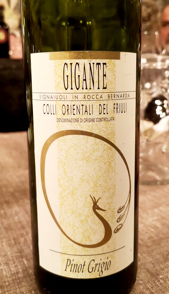 COF Pinot Grigio 1995, Adriano Gigante