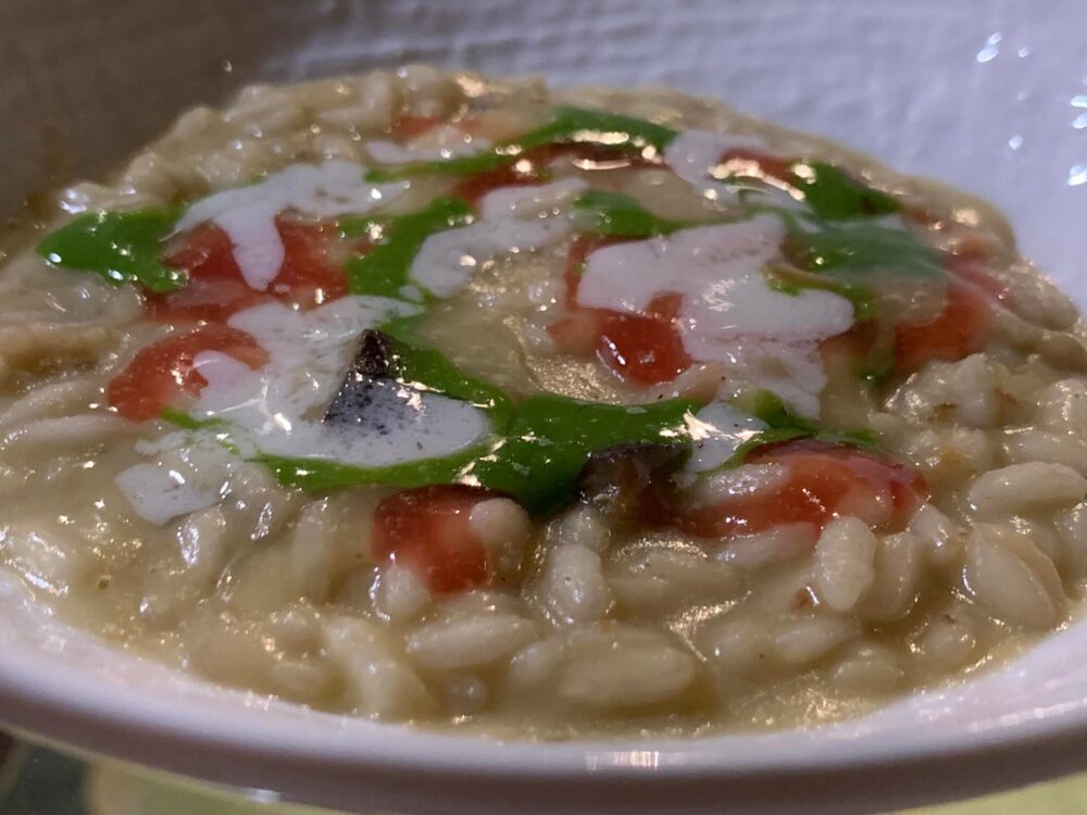 Aquadulcis a Vallo della Lucania, risotto alla parmigiana