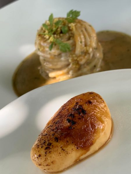 LAQUA Countyside, il crme caramel di ricci con lo spaghettone