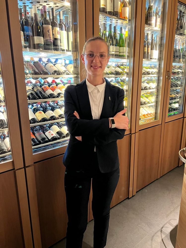 La sommelier Jessica Rocchi