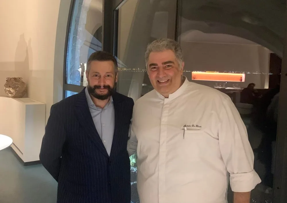 Ristorante Volta del Fuenti, lo chef Michele De Blasio e il maitre Giovanni Baccaro