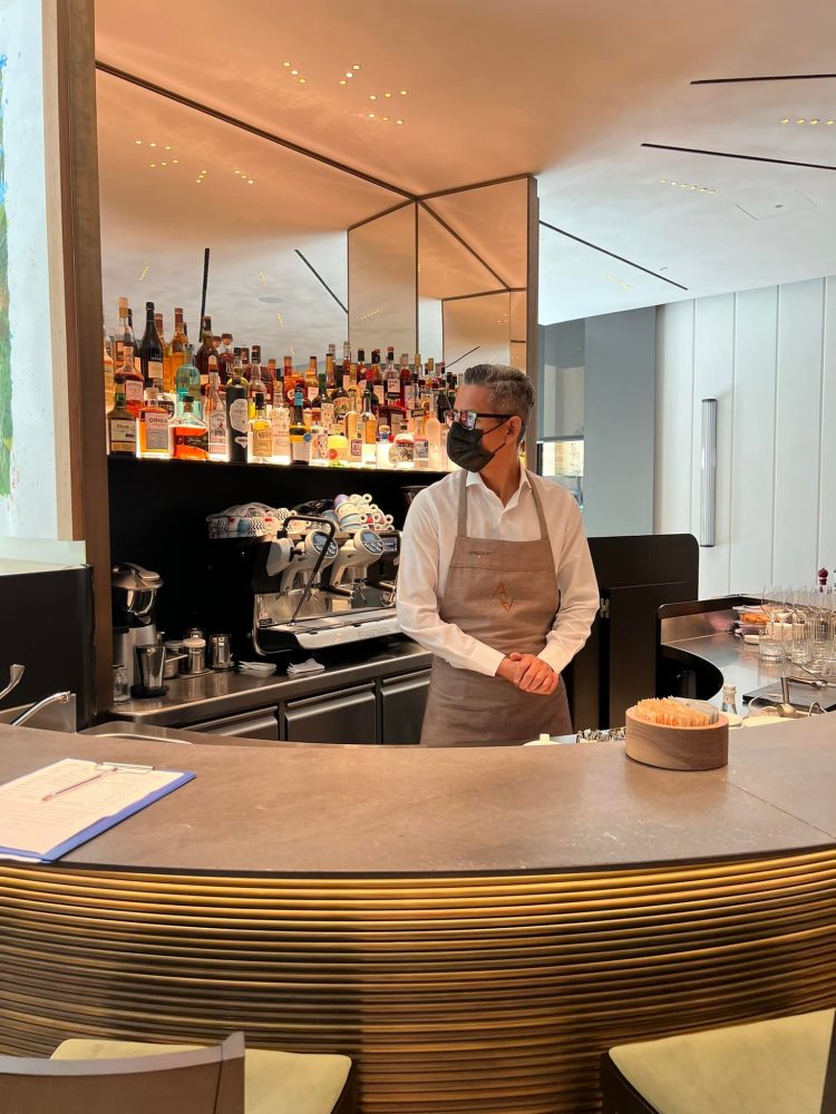 Il bancone bar del bistrot