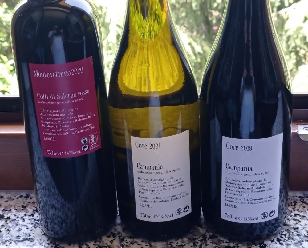 Controetichette vini Montevetrano