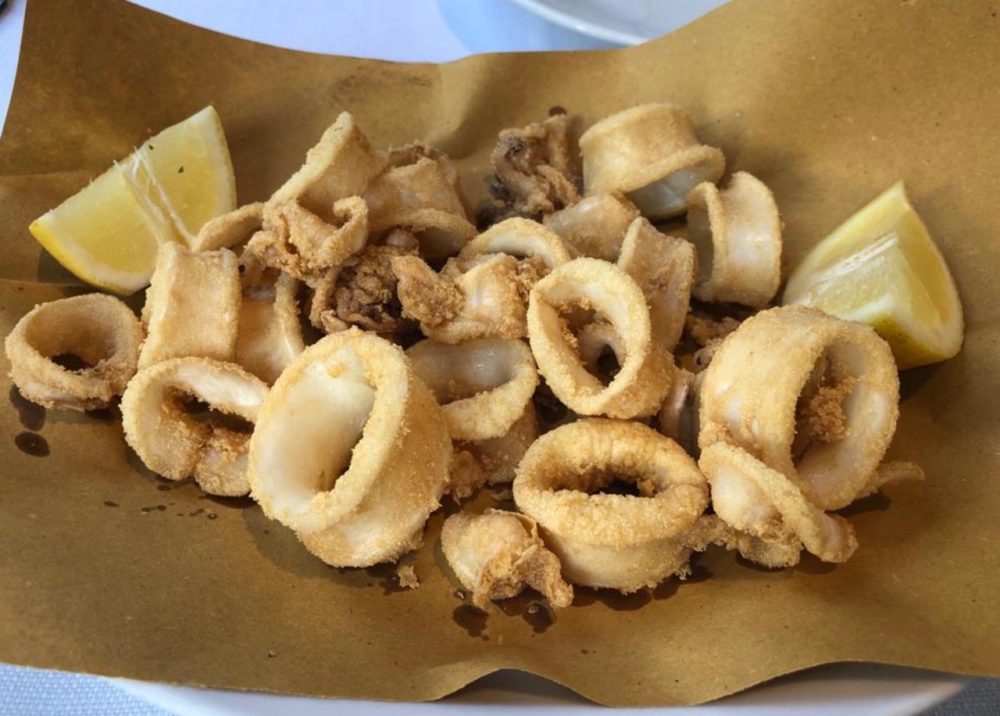…e quello di soli calamari