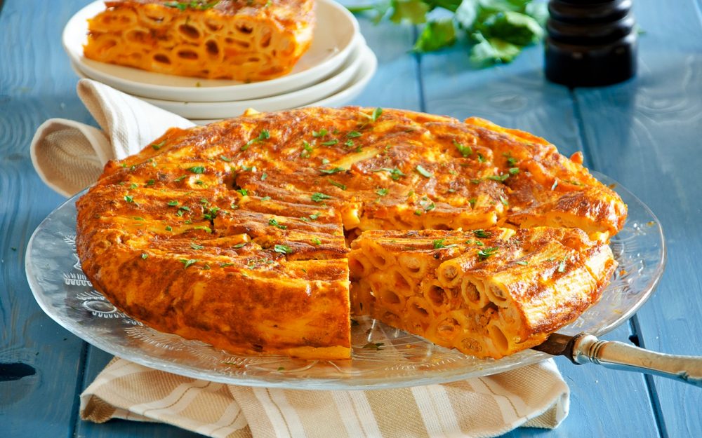 Frittata di maccheroni monumentale di Teresa Iorio