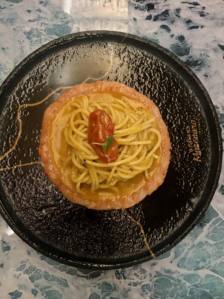 Gamberi alla chitarra rovente - Innovative