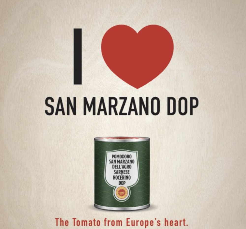 I love San Marzano dop eccellenza europea