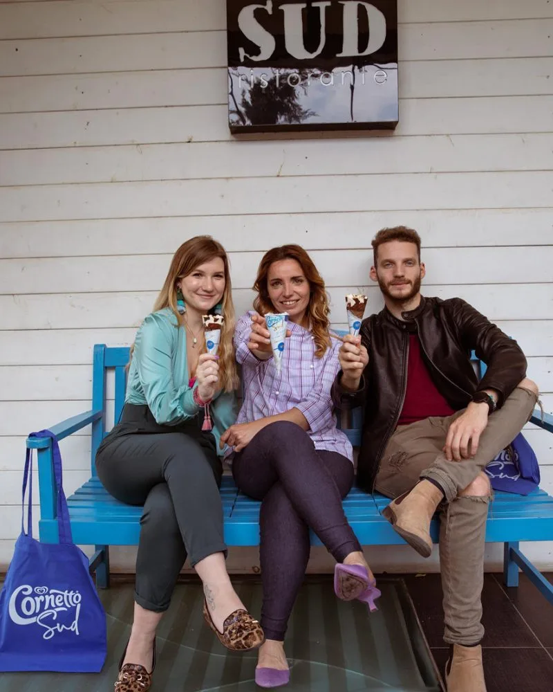 La presentazione del Cornetto Sud al Ristorante Sud