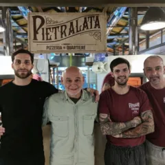 Pietralata-Pizzeria di Quartiere - Federico Santi, Franco Palermo, Enrico Varani e Andrea Iessi