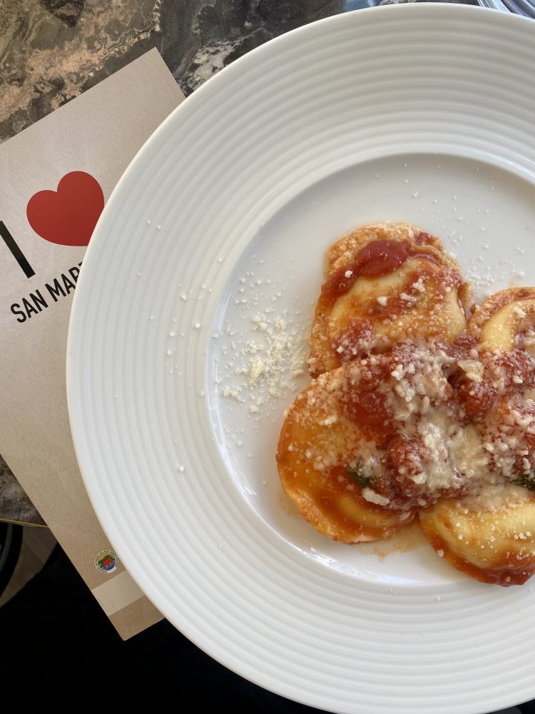 Ravioli al ragu' di Pomodoro dell’Agro Sarnese-Nocerino DOP