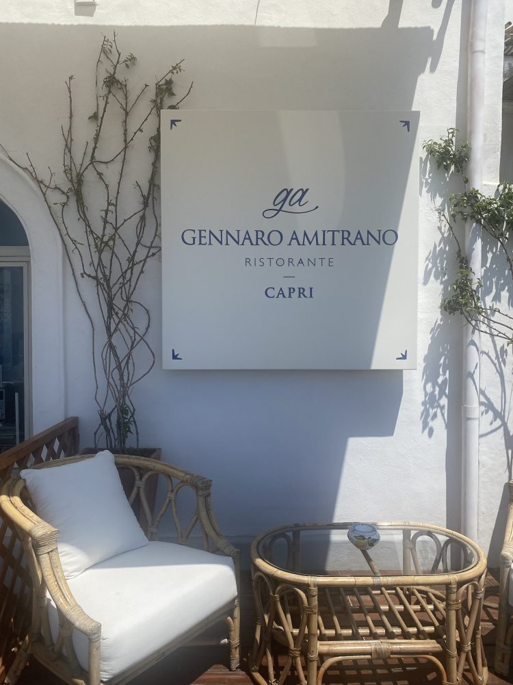 Ristorante Gennaro Amitrano di Capri