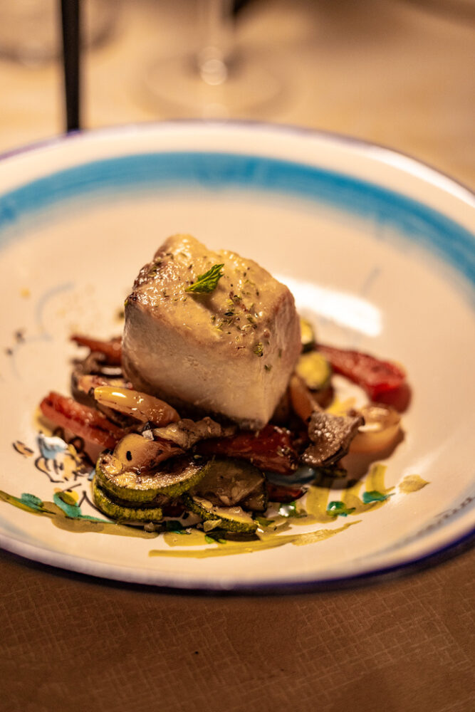 Squasaria, ricciola e ciambotta