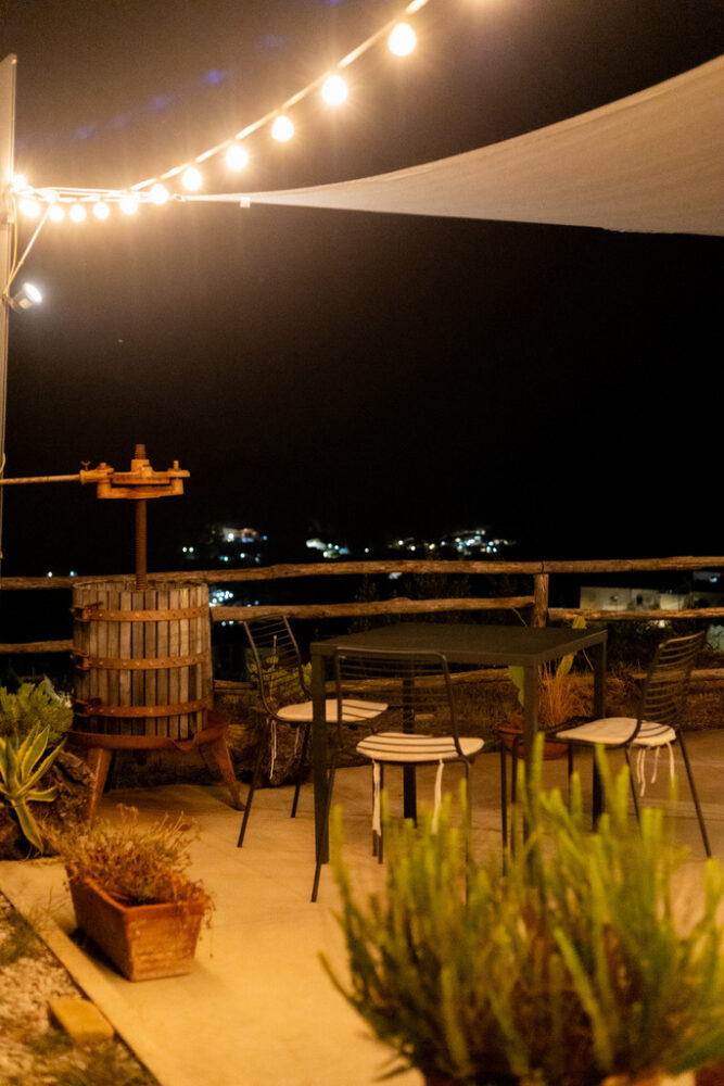 Squasaria,, tavolo esterno