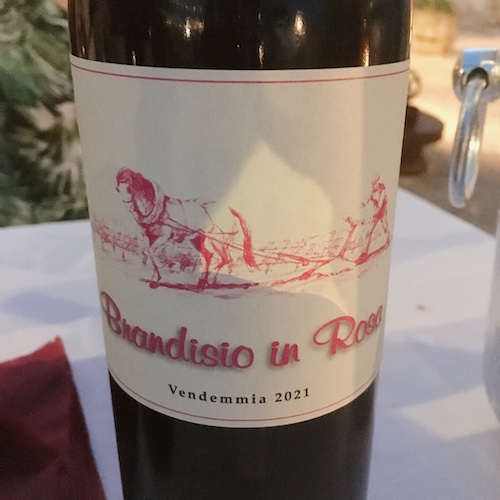 TOMBOLINI primitivo rosato Brandisio