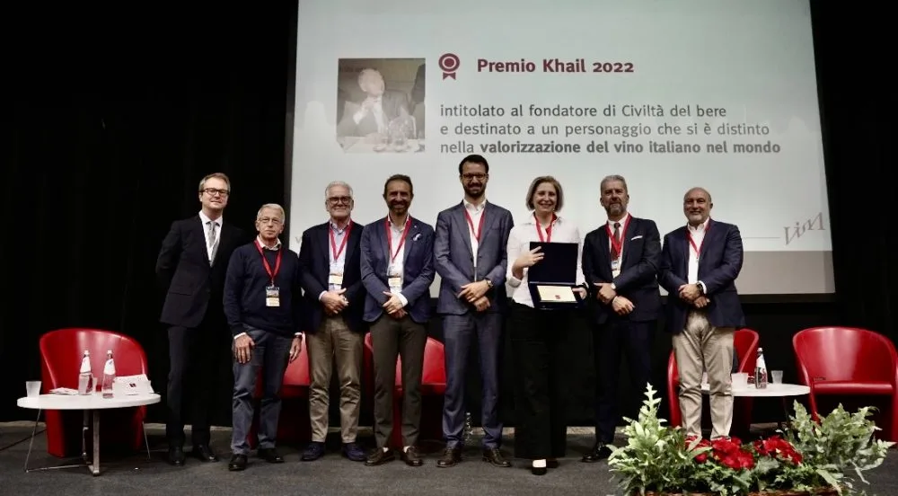 VinoVip Cortina 2022 -Premio Khail 2022 a Chiara Lungarotti