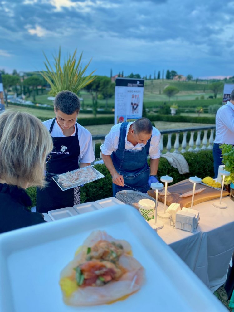 chef Massimiliano Sabinot del Vitello d'Oro di Udine