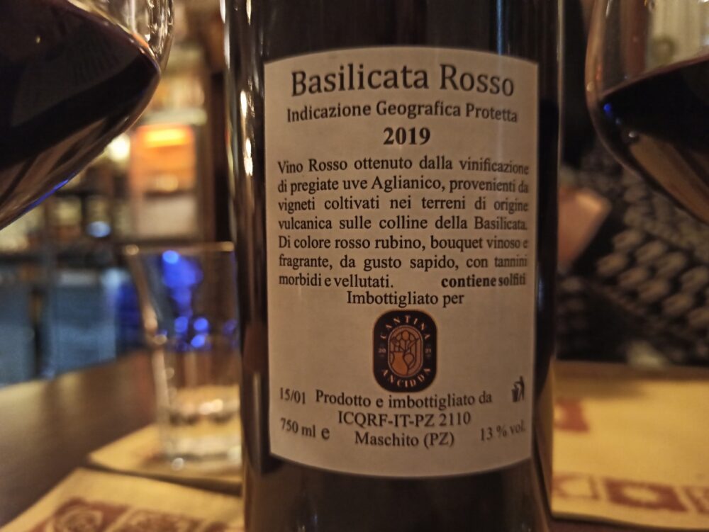 Cantina Ancidda - Basilicata Rosso