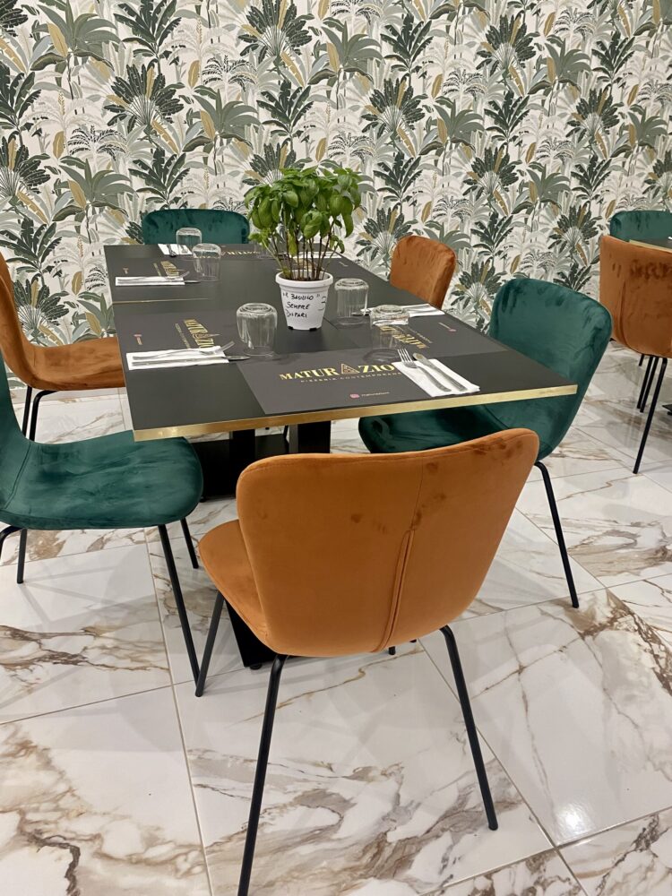 Dettaglio arredo - Pizzeria Maturazioni