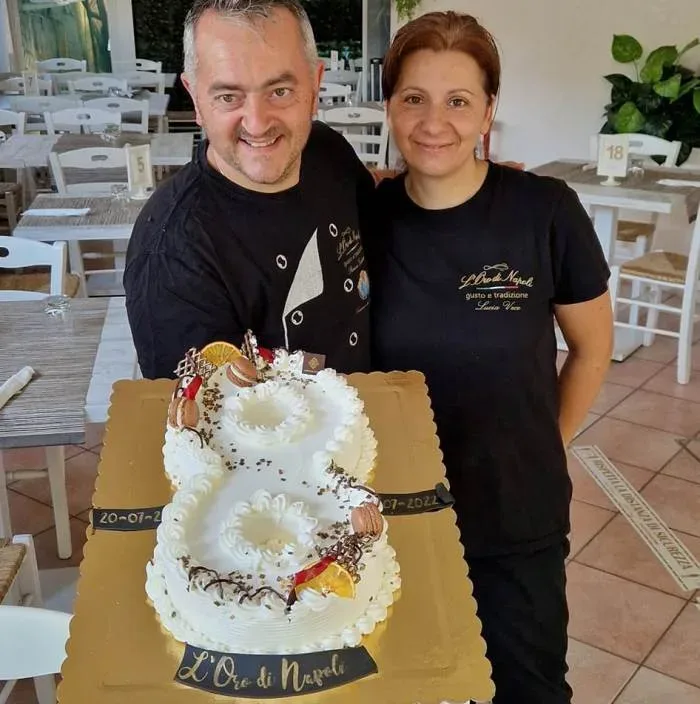 L'Oro di Napoli, Pierino Cardonia con la moglie Lucia