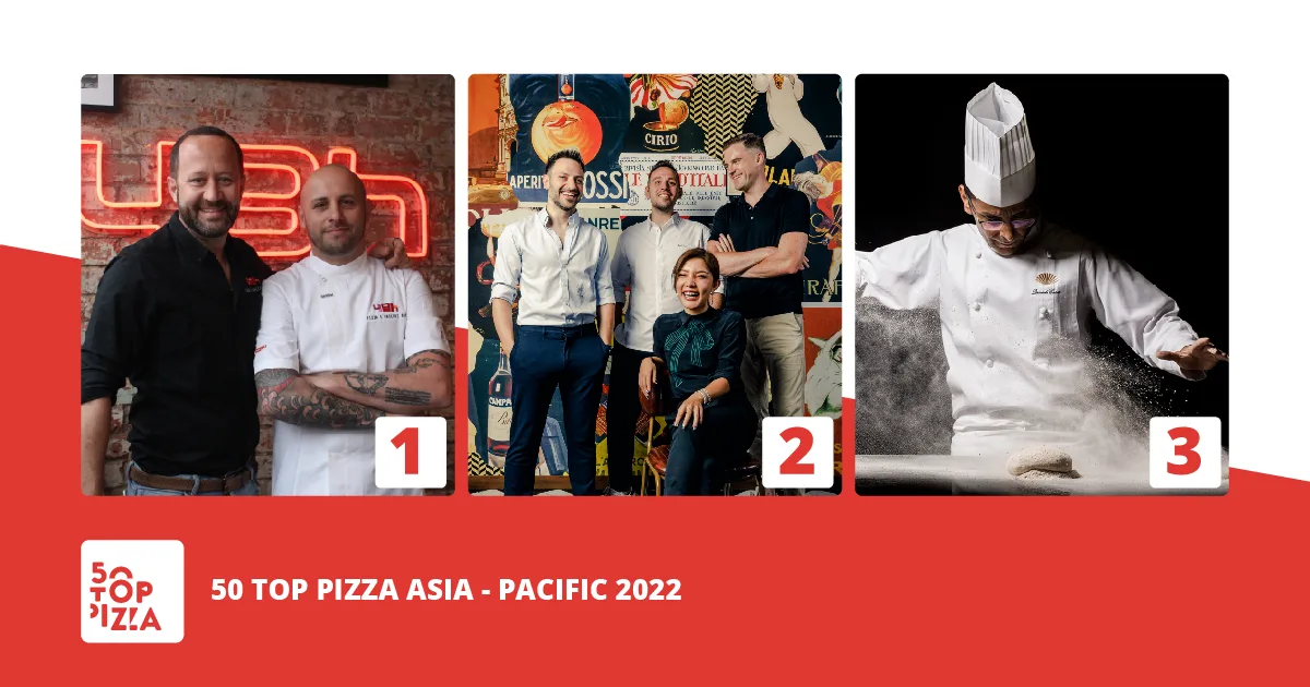 Il Podio di 50 Top Pizza Asia - Pacific 2022