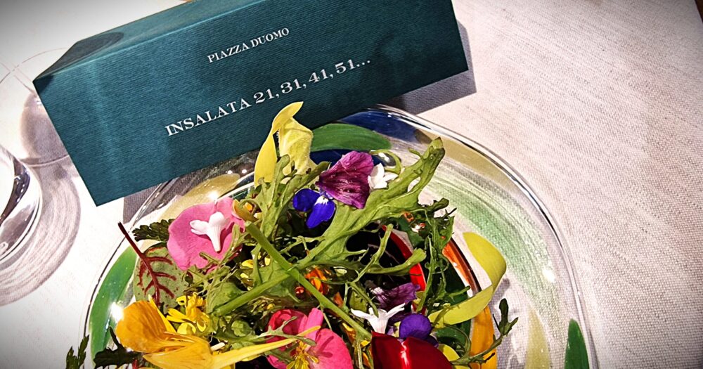 enrico crippa - piazza duomo - insalata