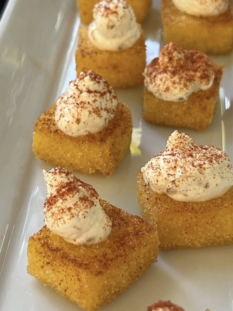 polenta e ricotta tartufata