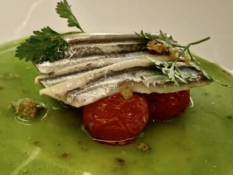 Suscettibile Salerno, le alici marinate di benvenuto