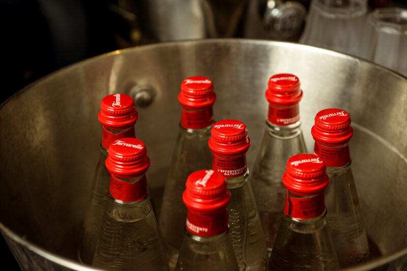 La postazione Ferrarelle