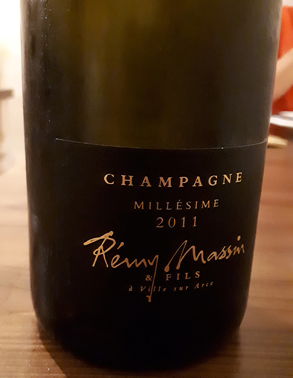 Champagne millesime 2011 Remy Massin