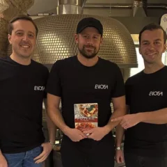 Enrico Rispoli, Francesco Sica e Nicola Mautone della pizzeria Evo54 di Vallo della Lucania nel Cilento