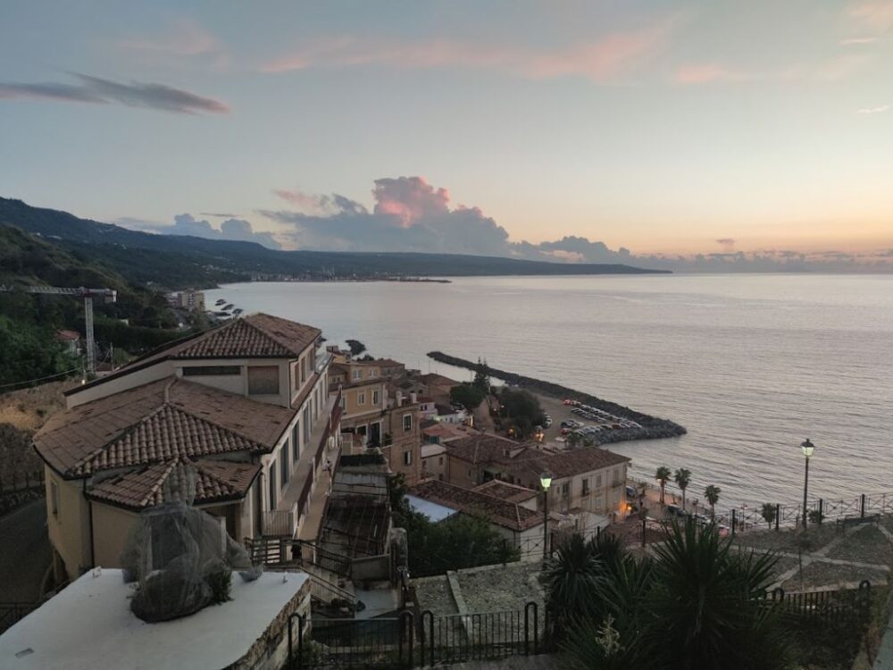 Gelateria Morino Pizzo dal 1973 - la vista dalla terrazza della Piazza