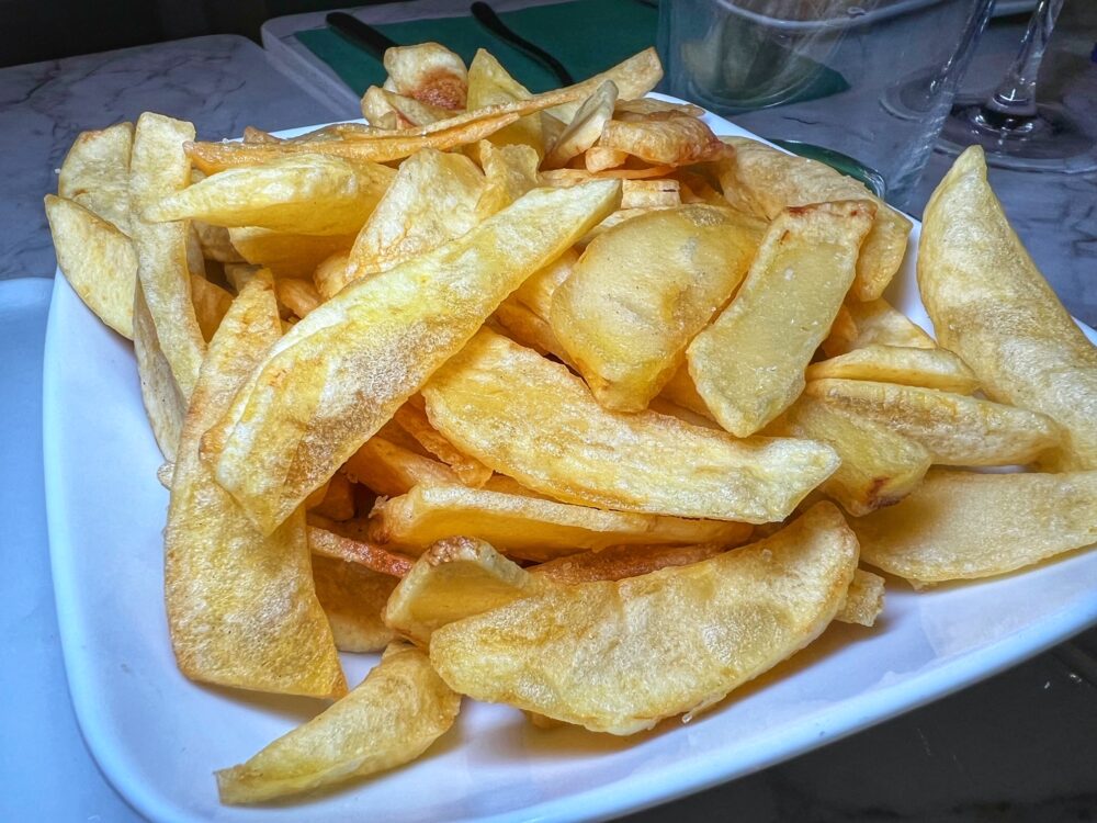 Le patate fresche fritte di Evo 54 - Cilento