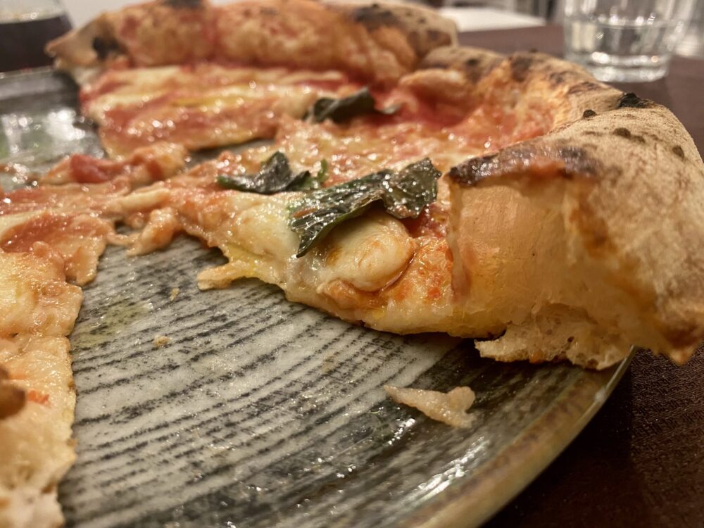 Materia Pizzeria - particolare della pizza