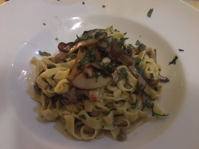 Osteria del Pegno - fettuccine funghi